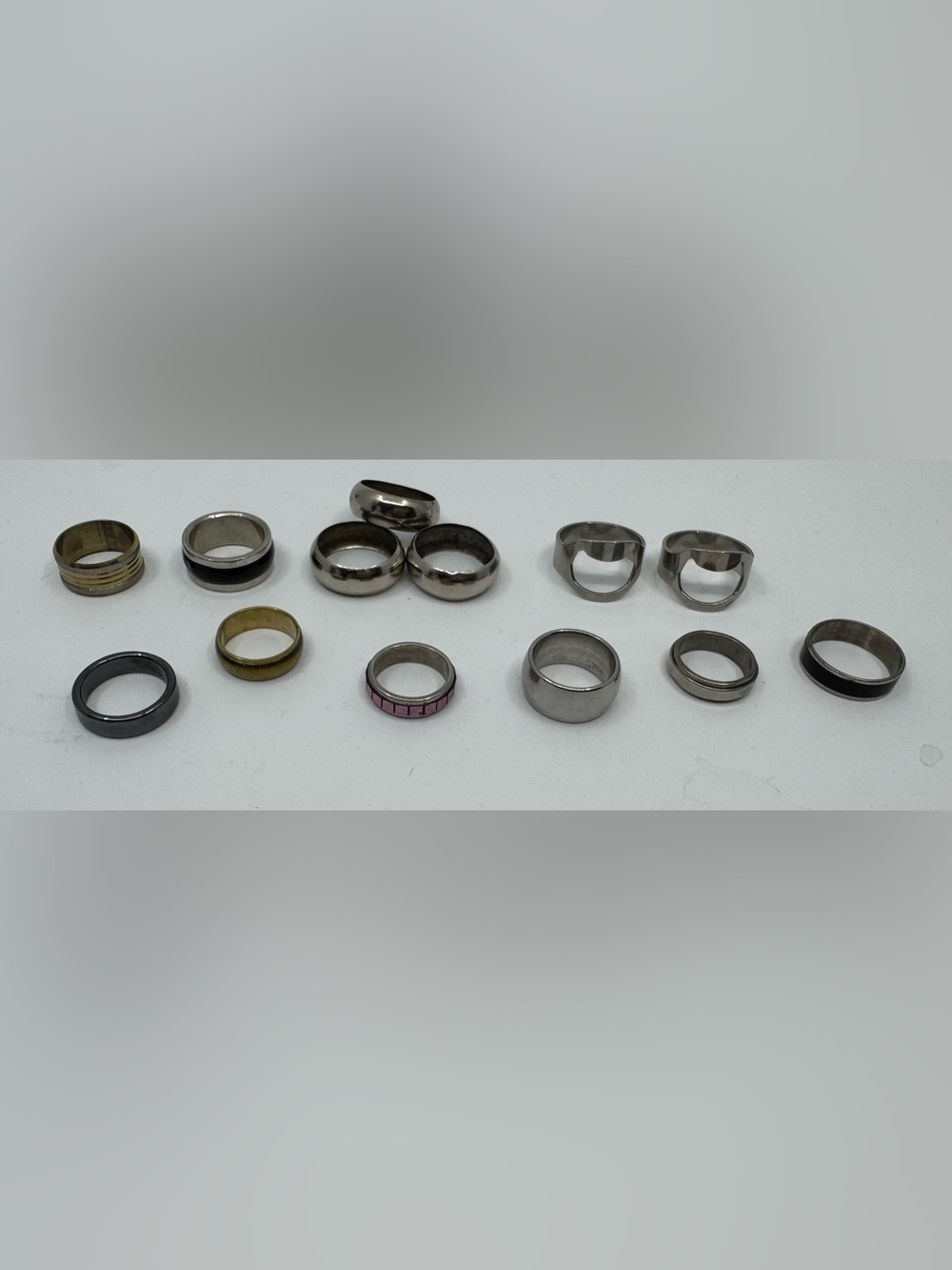 Selection of Gold/Silvertoned Mixed Metal Rings 13 pcs *READ*